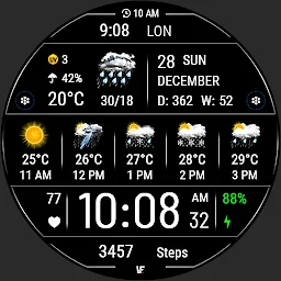 VF02 Weather Inform Watch Face