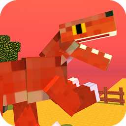Blocky Titan Raptor Assault