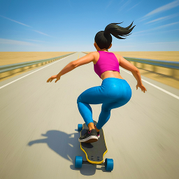 Downhill Race ― Kaykay Yarışı