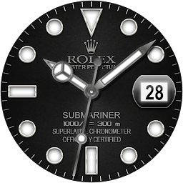 Analog Rolex Royal Watch face