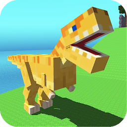 Blocky Dino Park T-Rex Rampage