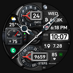 MD338 Hybrid watch face