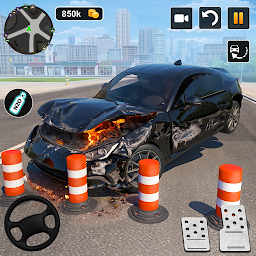 Car Crash Sürüş simülatörü 3D