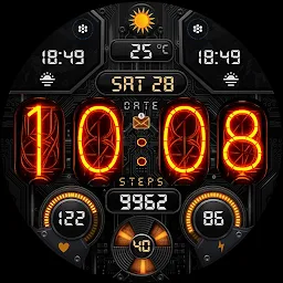 Nixie Digital - Wear OS Face
