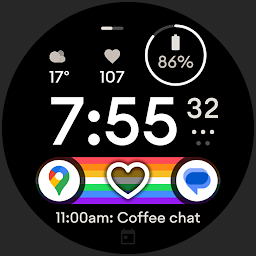 Pride Flag Watch Face