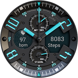 WB Military Analog Watch Face