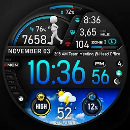 PER23 Platinum Watch Face