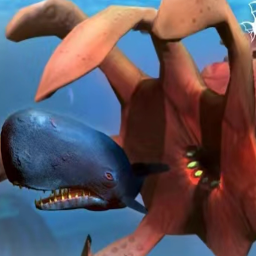3D Fish Growing Growing