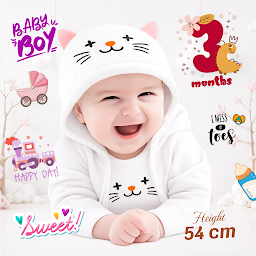 Baby Month Photo Editor Frame