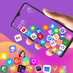 Rolling Icon: 3D Duvar Kağıdı