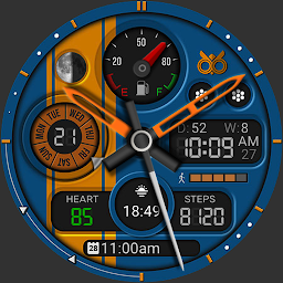 DB044 Hybrid Watch Face
