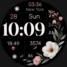 Simple Floral Watch Face