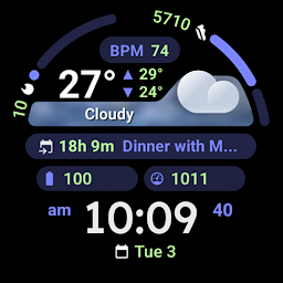 PRADO 96 Weather Watch Face
