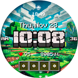 Blocks World game watch face