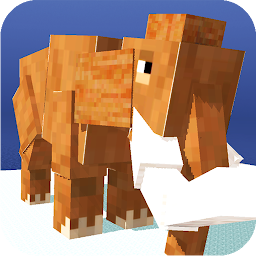 Blocky Dino Park Mammoth Rage