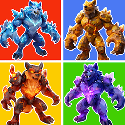 Color Dinosaur Collect Battle