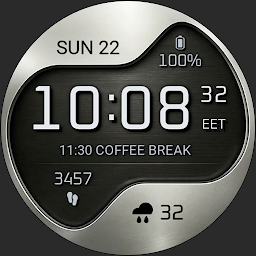 TekWer F4 Digital Watch Face
