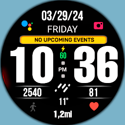 BIG 24 Digital Watchface