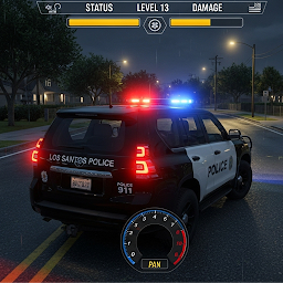 Süper Polis Otoparkı 3D