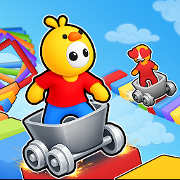 Obby Parkour: Going Cart Race