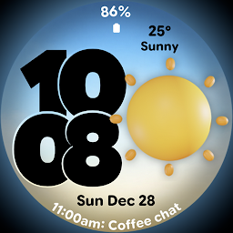 Bold Weather - Watch face